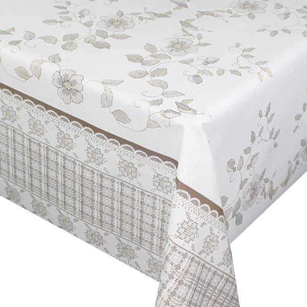 Oilcloth 140cm Flora Muline TR-4149-V1-G